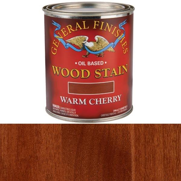 Wood Stain - Oil Based - Color:Warm Cherry - Size:1 Quart